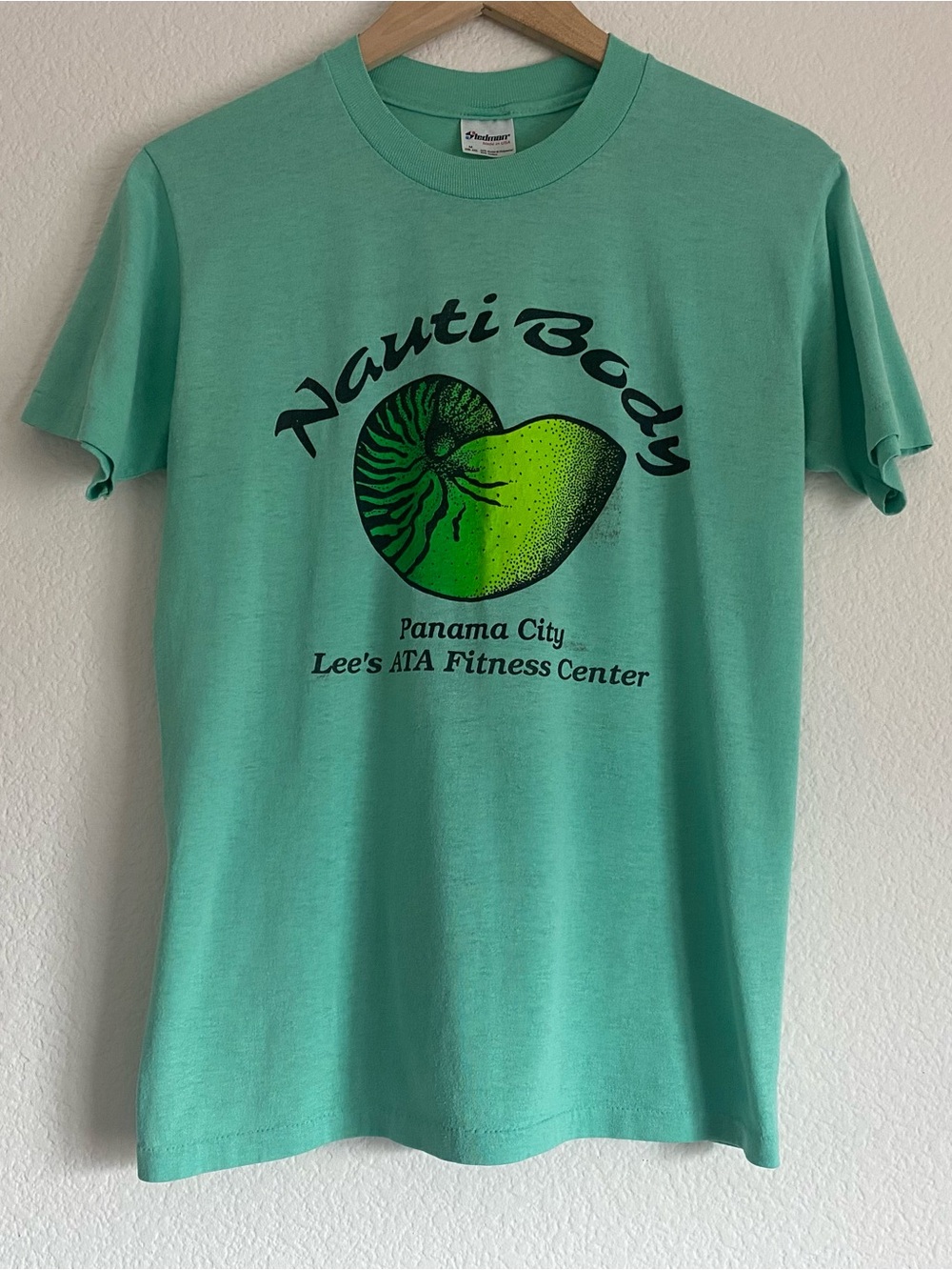 Vintage Nauti Body fitness t-shirt, M